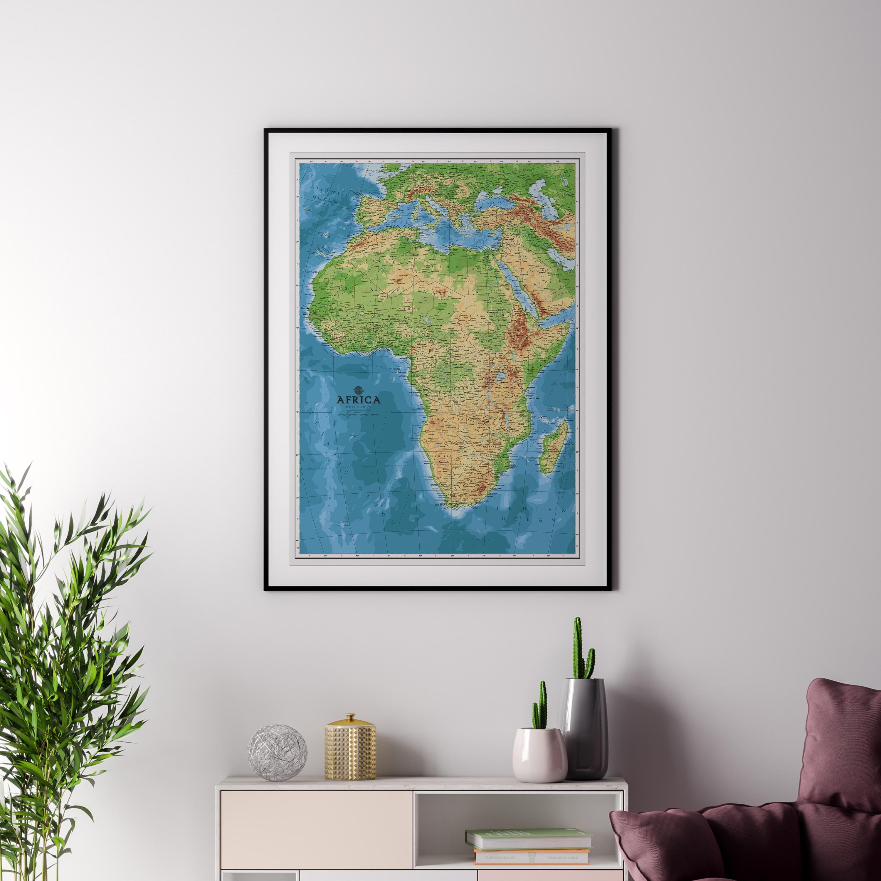 Africa Vector Map. Svg, Ai, Eps, Cdr and Pdf Files Included. Scalable ...