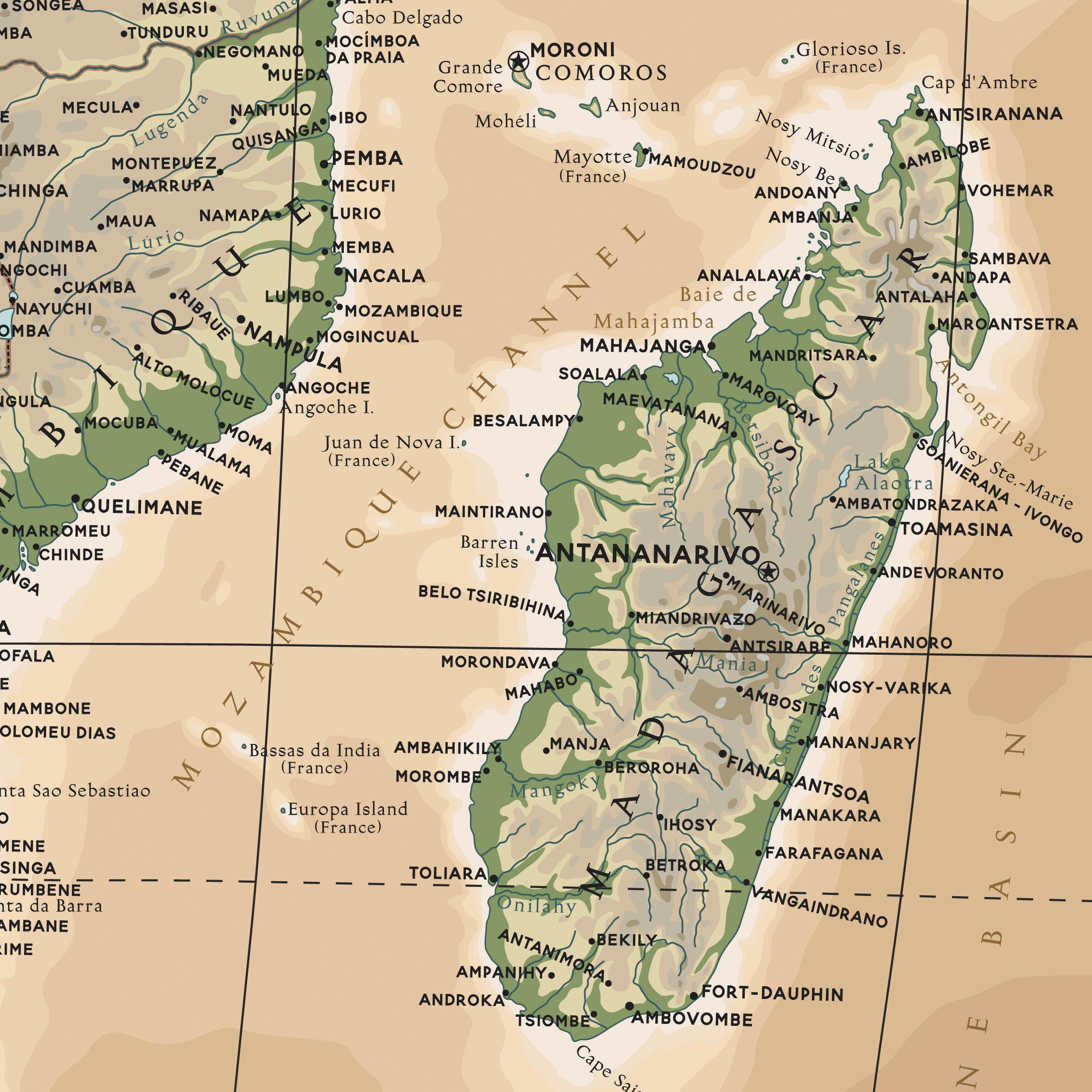 Africa Vector Map. Svg, Ai, Eps, Cdr and Pdf Files Included. Scalable ...