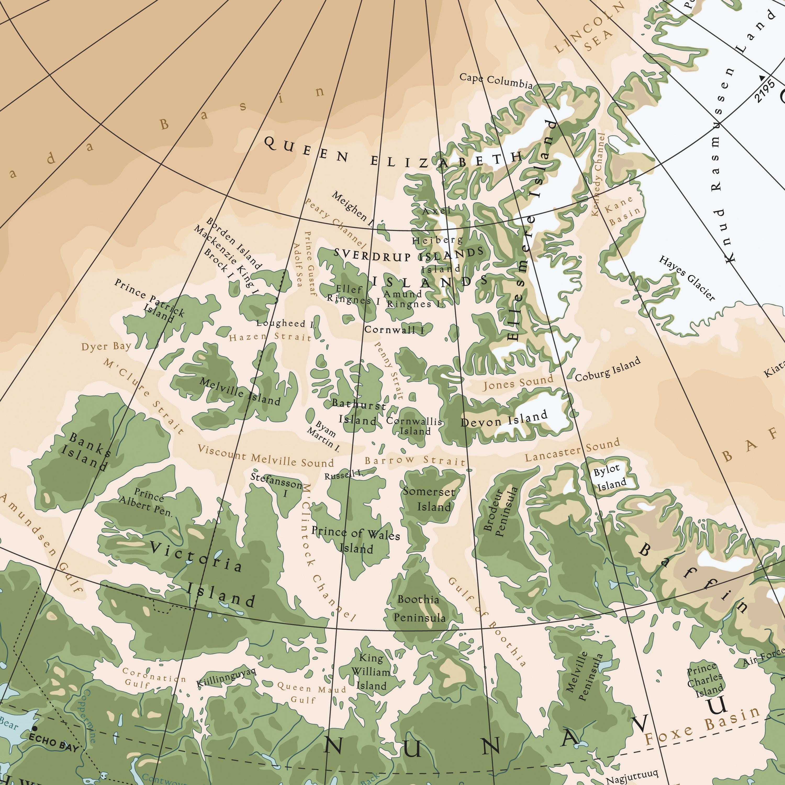 North America Physical Map Print. High-resolution PRINTABLE North ...