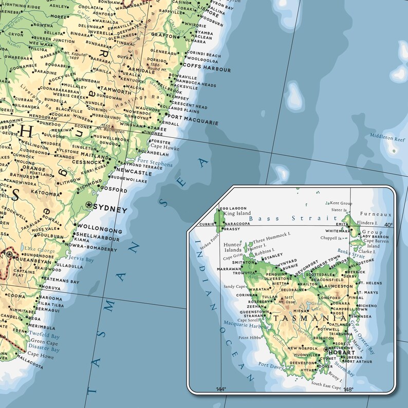 Australia Vector Map. Svg, Ai, Eps, Cdr and Pdf Files Included ...