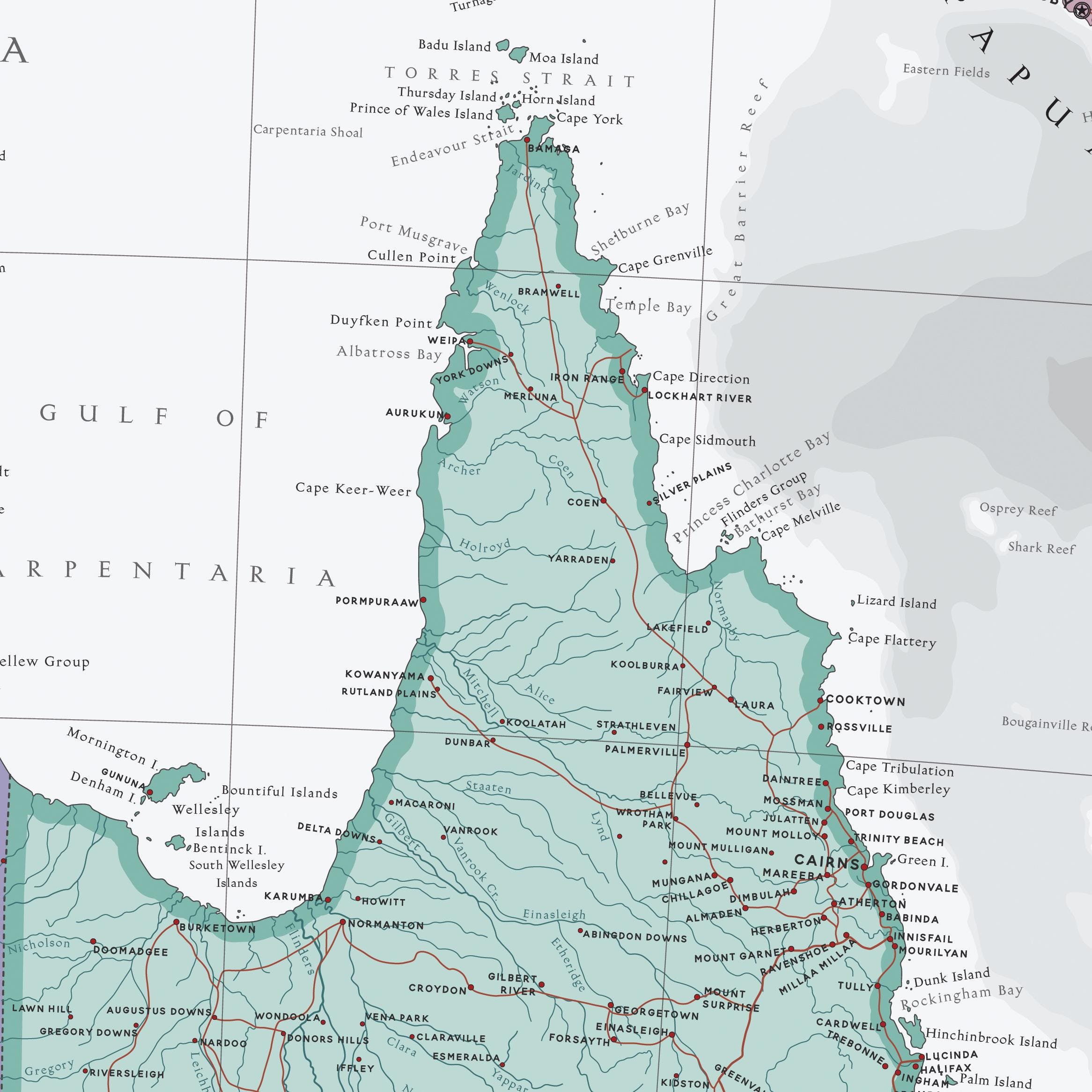 Australia Vector Map. Svg, Ai, Eps, Cdr and Pdf Files Included ...