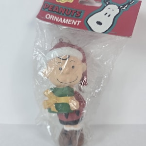 Ozdoba Peanuts Vintage Dekoracja świąteczna Charlie Brown oryginalne opakowanie