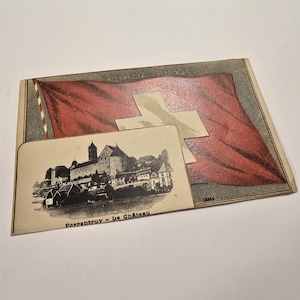 Vintage Swiss Postcard  Porrentruy Castle  Early 1900s  Unused  Rare Collectible