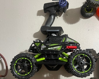 1/8 Scale RC Car + Controller Wall Mount – Combo Display with Personalized Text