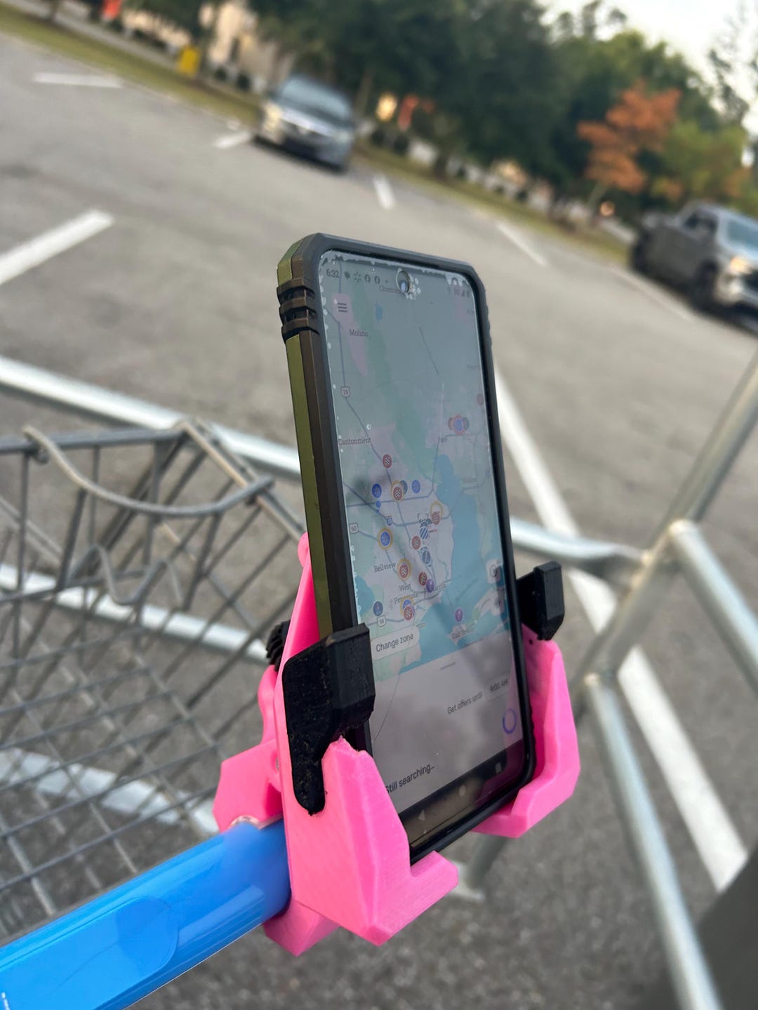 Cell Phone Shopping Cart Mount , Sparks Shopper, Professional Shopper