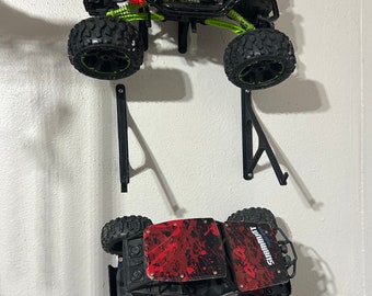 1/8 Scale RC Car Wall Mount: Heavy Duty Display (Set of 2)
