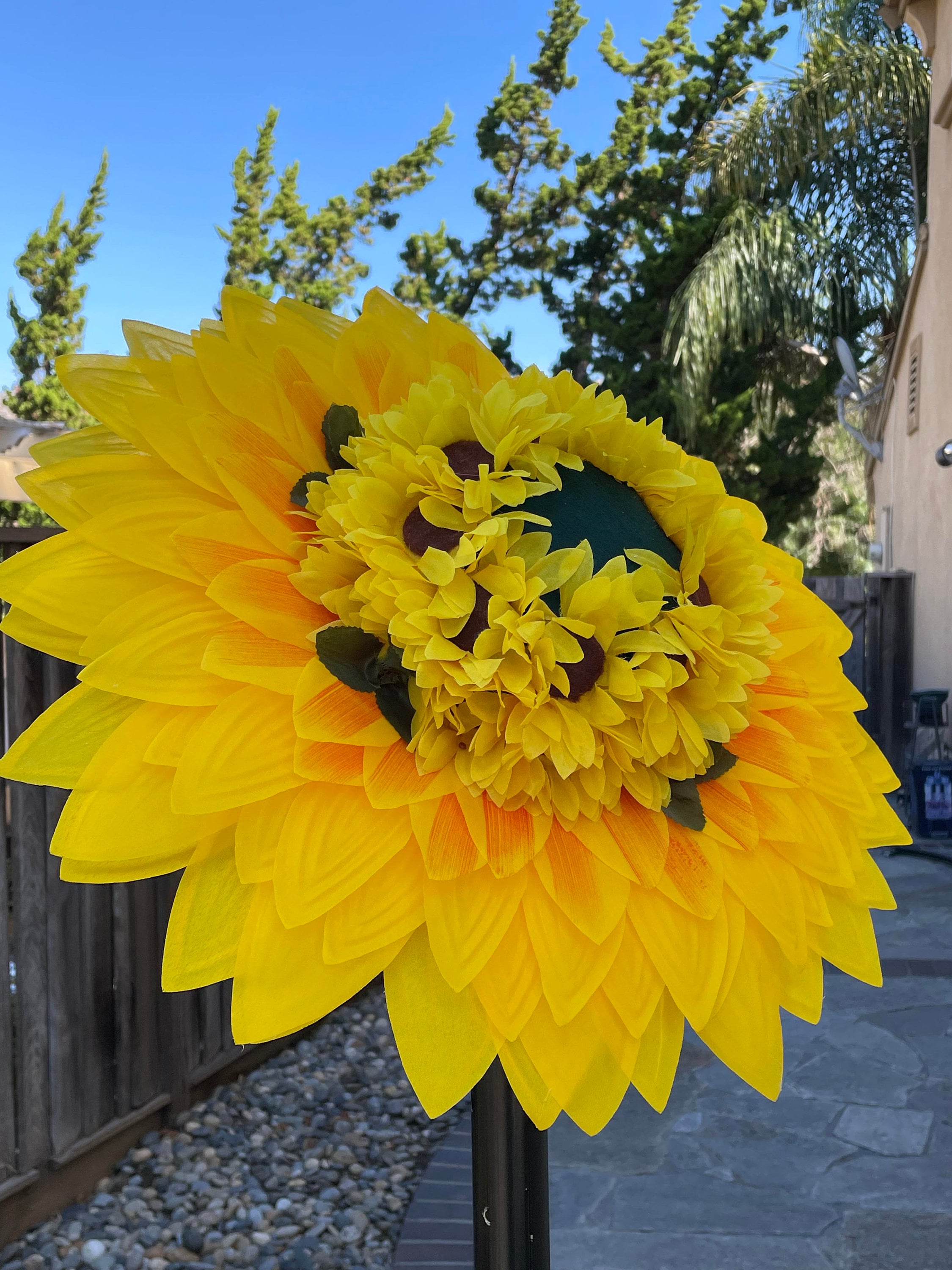 Chapeau Tournesol En Velours - Déguisement Unisexe Adulte