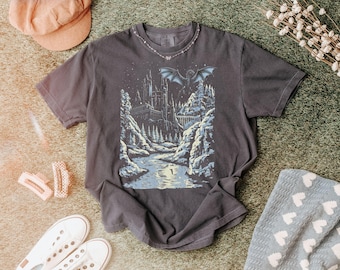 Magical Book Shirt, Bookish Comfort Colors T-Shirt, Wizarding World Shirt, Magical School Shirt, Fantasy Lover Gift, Universal Studios Shirt