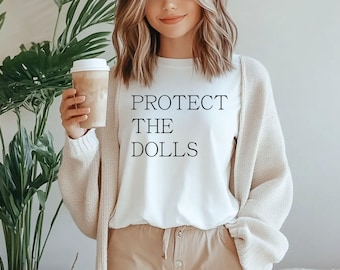Camiseta "Protect The Dolls", camiseta "Igualdad de género", camiseta "Niños trans", camiseta "Orgullo trans", camiseta "Activista de derechos humanos", camiseta "Feminista"