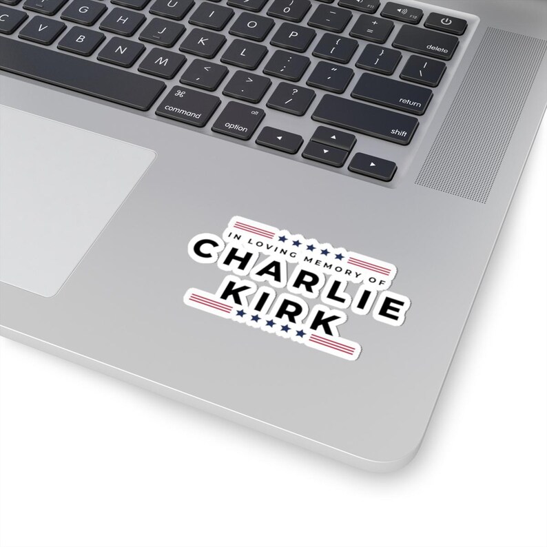 In Loving Memory of Charlie Kirk, Justice for Charlie Kirk Sticker/Car Magnet, Kirk Decal, Charlie Kirk Bumper Sticker, R.I.P Charlie Kirk image 6