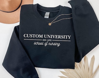 Sudadera universitaria personalizada, sudadera con capucha universitaria personalizada, sudadera escolar personalizada, sudadera universitaria de diseño personalizado, sudadera universitaria personalizada