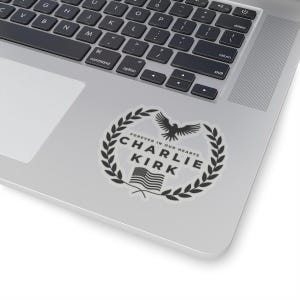 Justice for Charlie Kirk Sticker/Car Magnet, Kirk Decal, Charlie Kirk Bumper Sticker, Rest In Peace Charlie Kirk, R.I.P Charlie Kirk Sticker image 5