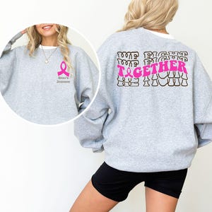 Custom Tee for Avengers, Together We Fight Breast Cancer T-shirt, Awareness Sweatshirt, Gift for Fighter Warrior Support Hoodie,Fight Cancer