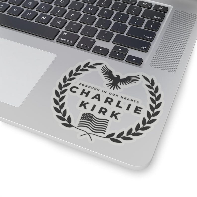 Justice for Charlie Kirk Sticker/Car Magnet, Kirk Decal, Charlie Kirk Bumper Sticker, Rest In Peace Charlie Kirk, R.I.P Charlie Kirk Sticker image 7