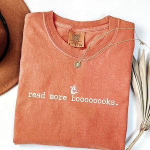 Halloween Book Shirt, Ghost Book Shirt, Book Lover Shirt, Bookish Tee, Reading Tshirt, Gift for Book Lover, Bookish Gift, Librarian Tee
