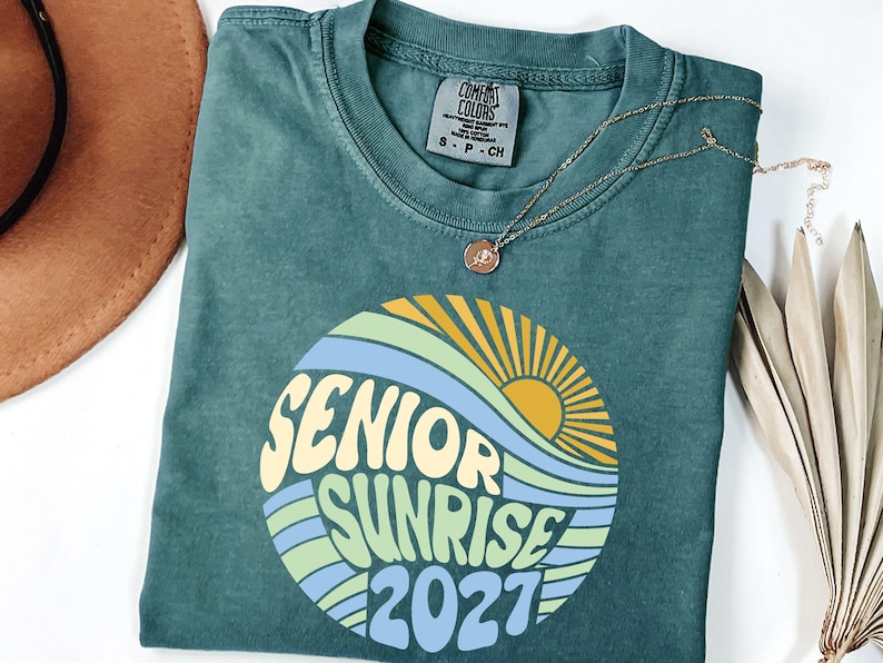 Camiseta Senior Sunrise 2027, camiseta retro Senior 2027, regalo de graduación 2027, camiseta Senior, regalo de graduación de secundaria imagen 7