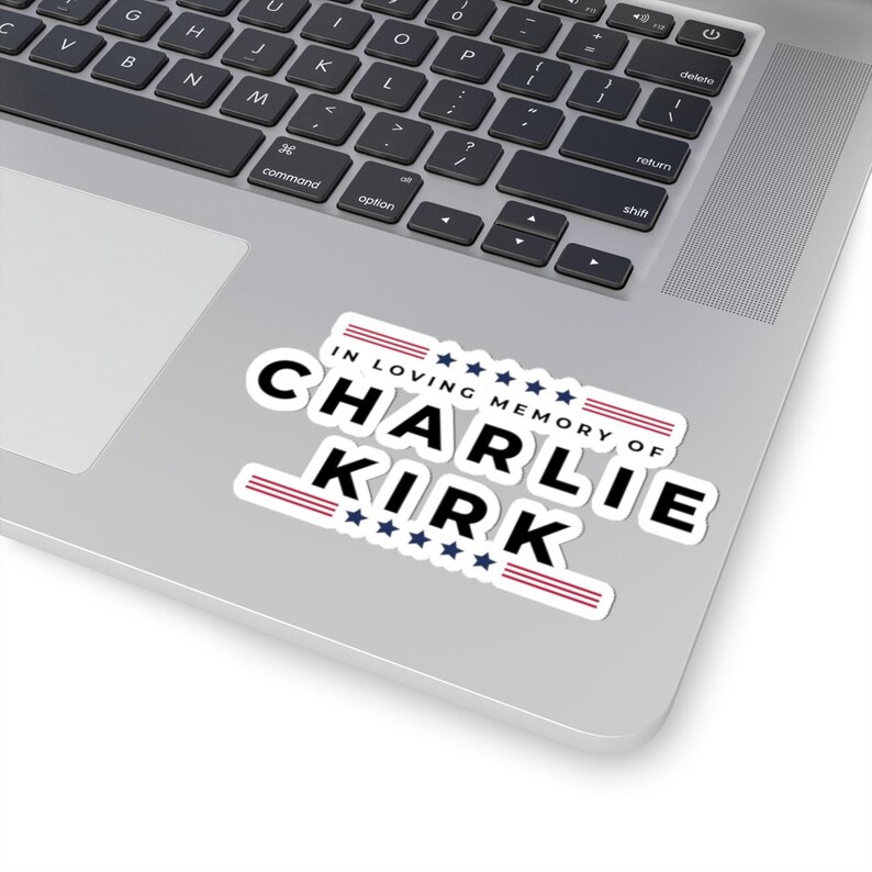 In Loving Memory of Charlie Kirk, Justice for Charlie Kirk Sticker/Car Magnet, Kirk Decal, Charlie Kirk Bumper Sticker, R.I.P Charlie Kirk image 8