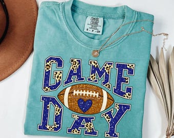 Comfort Colors® Football Season Shirt, Football Mama T Shirt, Football Game Day T-Shirt, Football Fall Season Tee, Football Lovers Gift