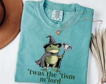 Det var 'Tism M'lord-tröjan, rolig grodtrollkarlsmeme, neurodiversitetströja, autismkrigare, Audhd-diagnos, weirdcore-tröja, ohängd tröja