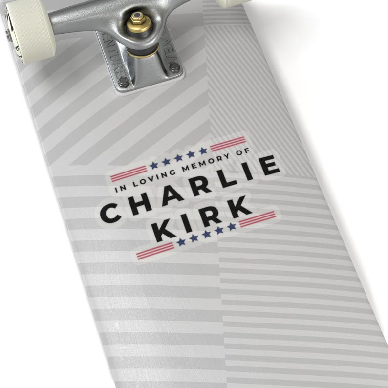 In Loving Memory of Charlie Kirk, Justice for Charlie Kirk Sticker/Car Magnet, Kirk Decal, Charlie Kirk Bumper Sticker, R.I.P Charlie Kirk image 9