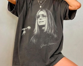 Gloria Steinem Shirt, Feminist Icon Tee, Women's Rights Comfort Colors Shirt, Feminist Activist T-Shirt, Women's History Gift