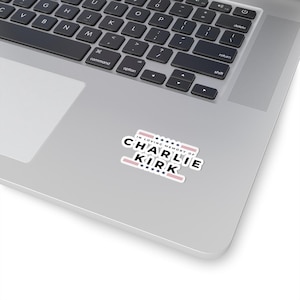 In Loving Memory of Charlie Kirk, Justice for Charlie Kirk Sticker/Car Magnet, Kirk Decal, Charlie Kirk Bumper Sticker, R.I.P Charlie Kirk image 4