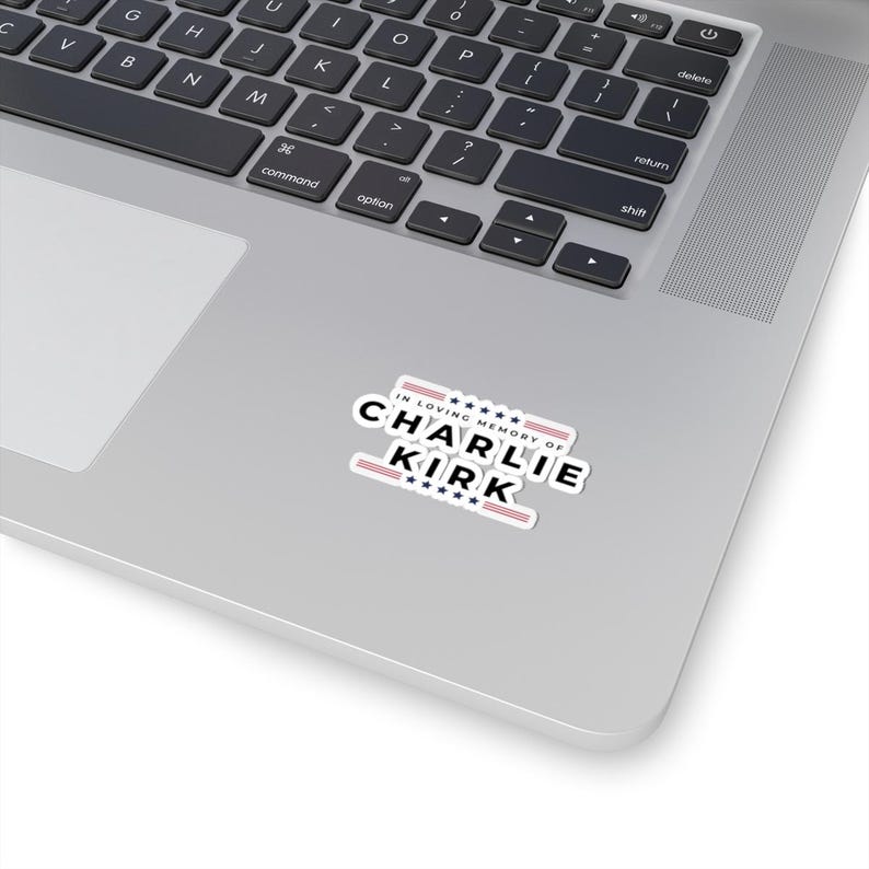 In Loving Memory of Charlie Kirk, Justice for Charlie Kirk Sticker/Car Magnet, Kirk Decal, Charlie Kirk Bumper Sticker, R.I.P Charlie Kirk image 4