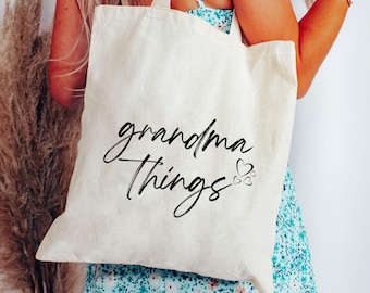 Grandma Tote Bag | World's Best Grandma Hands Down Personalized