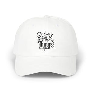 Dad  Fixer of Things Hat Cap, Classic Dad Hat, Father&#39;s Day Gift, Adjustable Baseball Cap, Dad Humor Gift