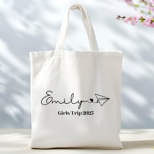 Custom Girls Trip Tote Bag, Girls Trip Gifts, Girls Trip Totes, Girls Trip Favors, Girls Weekend, Custom Vacation Bag, Gift For Girls Trip