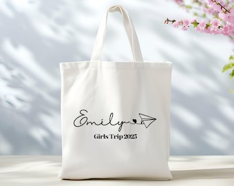 Custom Girls Trip Tote Bag, Girls Trip Gifts, Girls Trip Totes, Girls Trip Favors, Girls Weekend, Custom Vacation Bag, Gift For Girls Trip