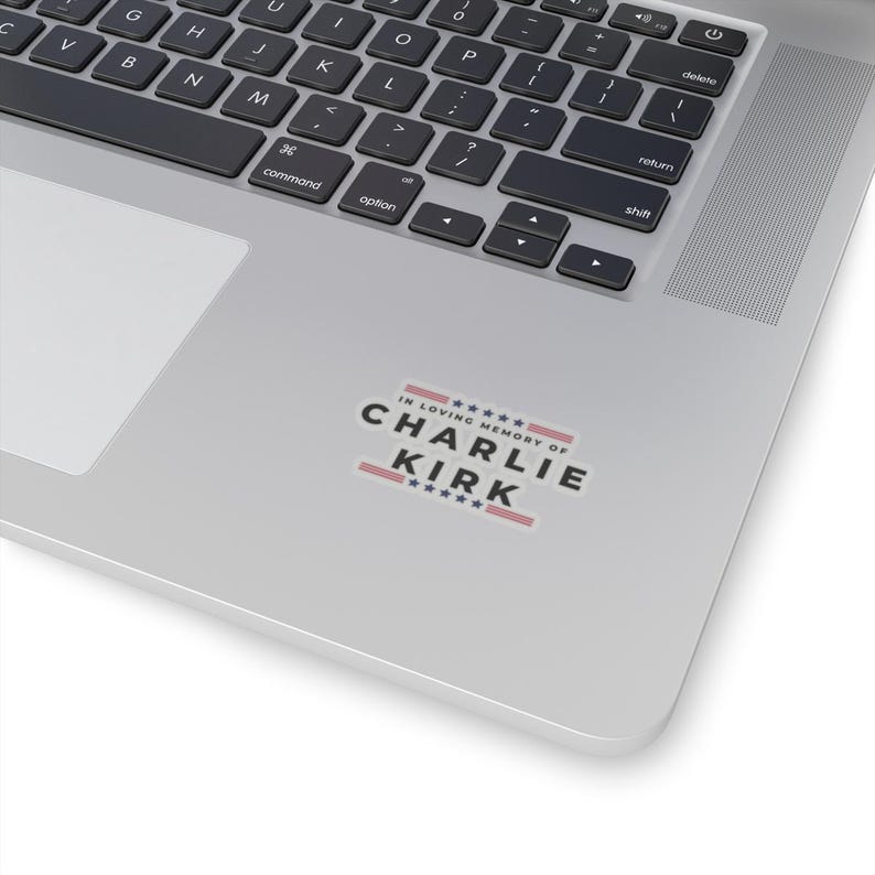 In Loving Memory of Charlie Kirk, Justice for Charlie Kirk Sticker/Car Magnet, Kirk Decal, Charlie Kirk Bumper Sticker, R.I.P Charlie Kirk image 3