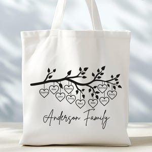 Family Tree Reunion Tote Bag, Reunion 2025 Bag, Custom Family Name Tote, Family Reunion Favors, Family Tree Tote Bag, Family Event Tote Bag