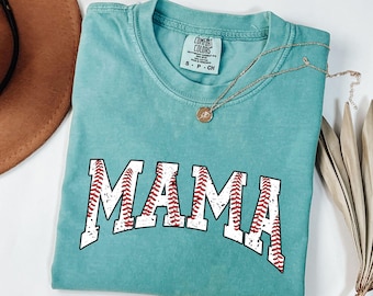 Comfort Colors® Baseball Mama Shirt, Mothers day Gift For Baseball Mom, Gift For Baseball Lover Mom Shirt, Mothers Day Shirt,Baseball Season