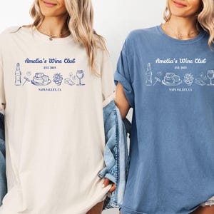 Wine Club Bachelorette Shirts, Winery Bachelorette Party Shirts, Vino Before Vows Bach, Custom Location Bachelorette, Comfort Colors Shirts
