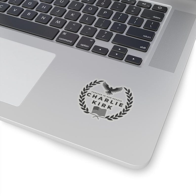 Justice for Charlie Kirk Sticker/Car Magnet, Kirk Decal, Charlie Kirk Bumper Sticker, Rest In Peace Charlie Kirk, R.I.P Charlie Kirk Sticker image 3