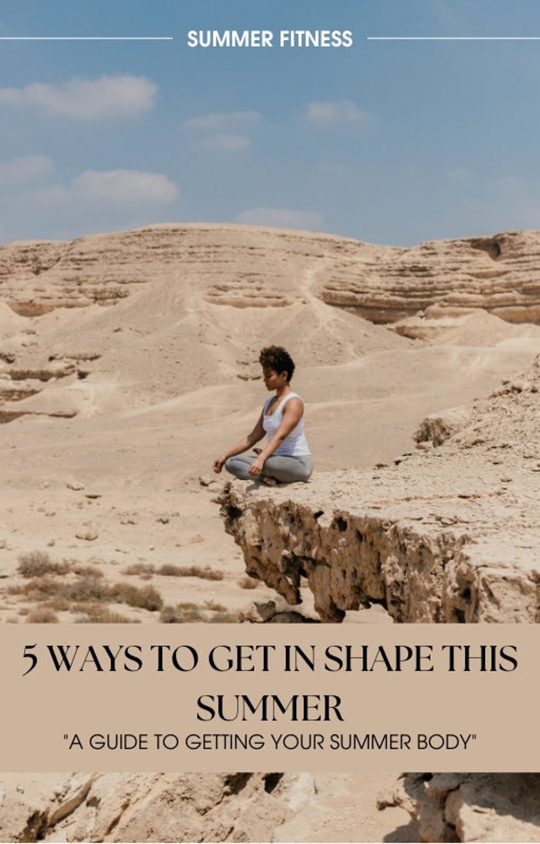 5 Ways to Get in Shape This Summer - Fitness Guide - Etsy