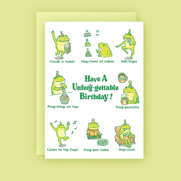Shop Pun Birthday Card - Etsy
