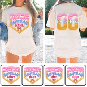 Softball Ice Cream Drip Bundle Png, Softball Game Day Png, Coquette Bow Softball Mama Png, Softball Mom Dripping Png, Softball Mama Drip Png
