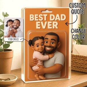 Custom Your Own Action Figure, Custom Cartoon Portrait for Dad, Custom Toy Box Portrait Gift, Best Dad Ever Gift, Happy Father&#39;s Day Gift