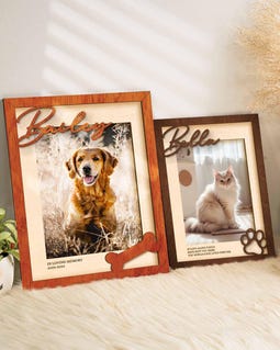 Personalized Pet Memorial Picture Frame, Pet Lover Photo Gift, Dog Keepsake Sign with Name, Cat Loss Gift, Pet Loss , Loss Of Dog MP43 By Hamsaha Made by Hamsaha Shop owned by Marcia 3 years on Etsy