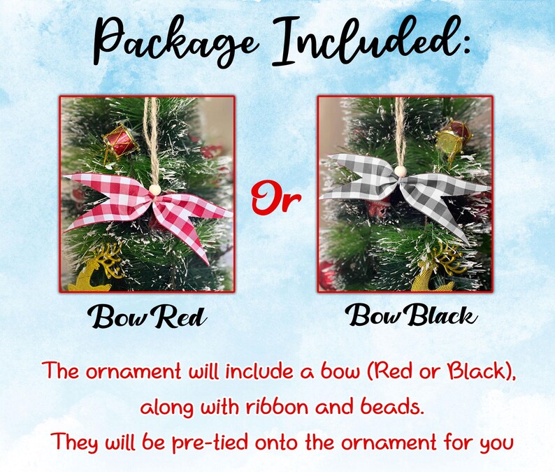 Custom Initial Ornament, Personalized Ornament Name, Family Christmas