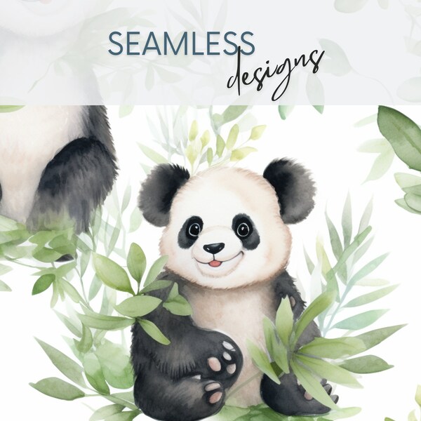 Panda Wallpaper - Etsy