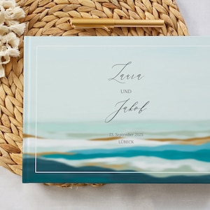 Küstenliebe - Gästebuch zur Hochzeit A4