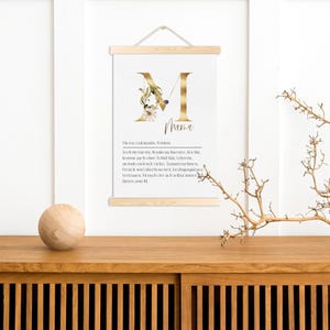 Póster - DEFINICIÓN "Mamá" - cuadro de pared - póster - regalo amoroso - A3/A4 - con o sin marco, para colgar