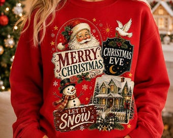 Sudadera cristiana con cruz de árbol de Navidad, sudadera fesa para las fiestas, jersey vintage con pinos y cruz de madera, regalo religioso de invierno para mujer.