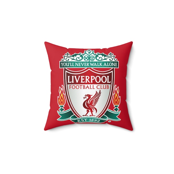 Liverpool FC football club badge pillow