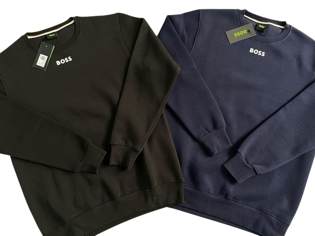 Boss Sweatshirt Plain Top Small Boss Logo on Centre Mens Clothes