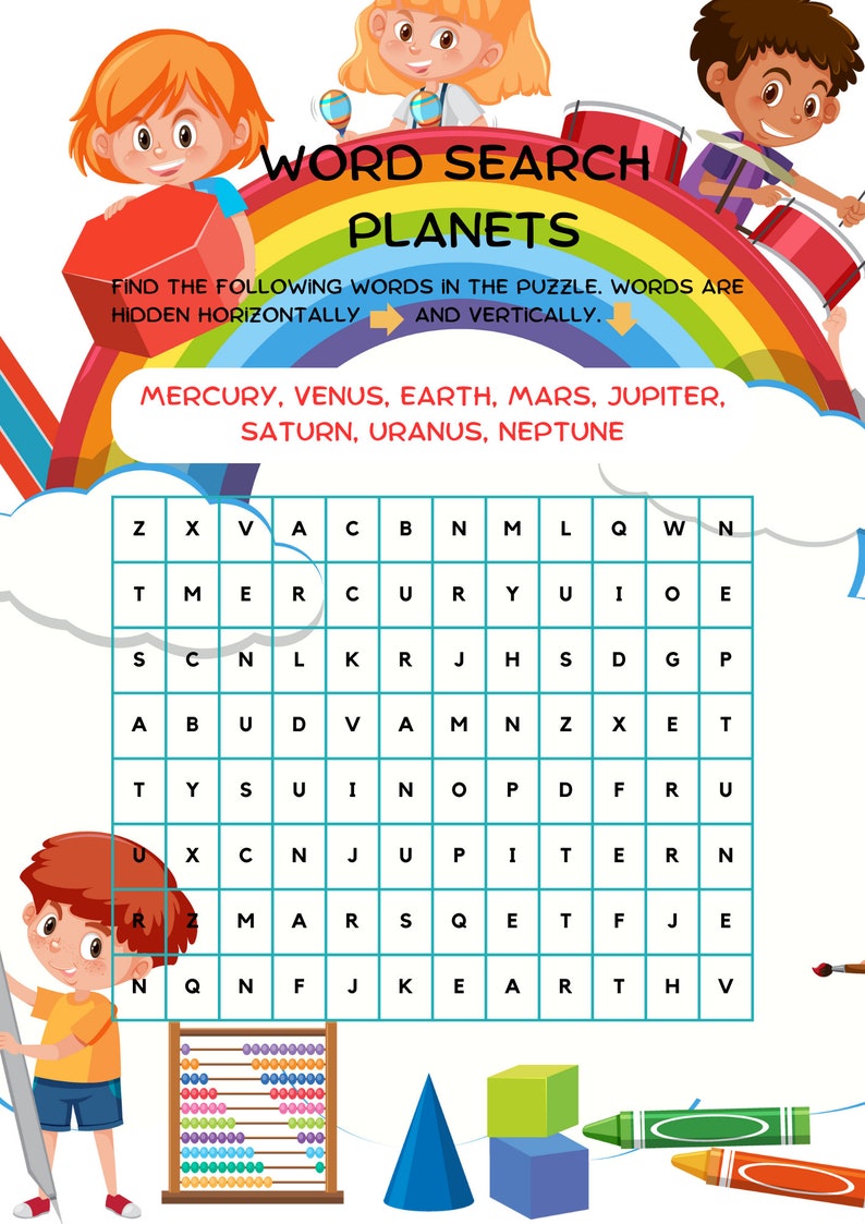 Printable Science Word Search Worksheet, Science Worksheet, Word Search ...