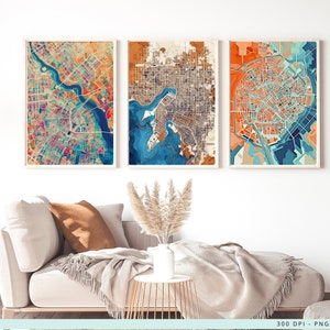 One Piece World Map on Handmade Scroll Grand Line Map Red 